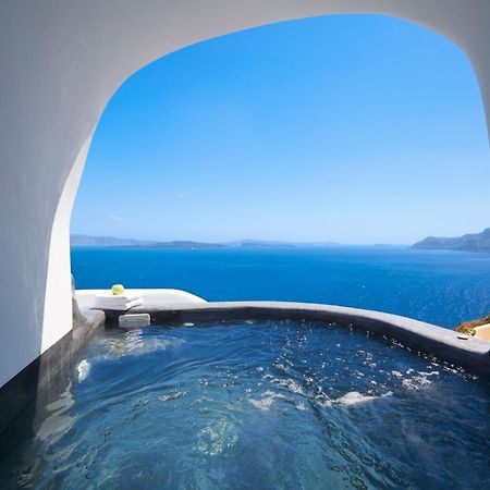 Elegant Santorini House Villa Horizon Caldera View-Outdoor Hot Tub Oia Tholos  Dış mekan fotoğraf