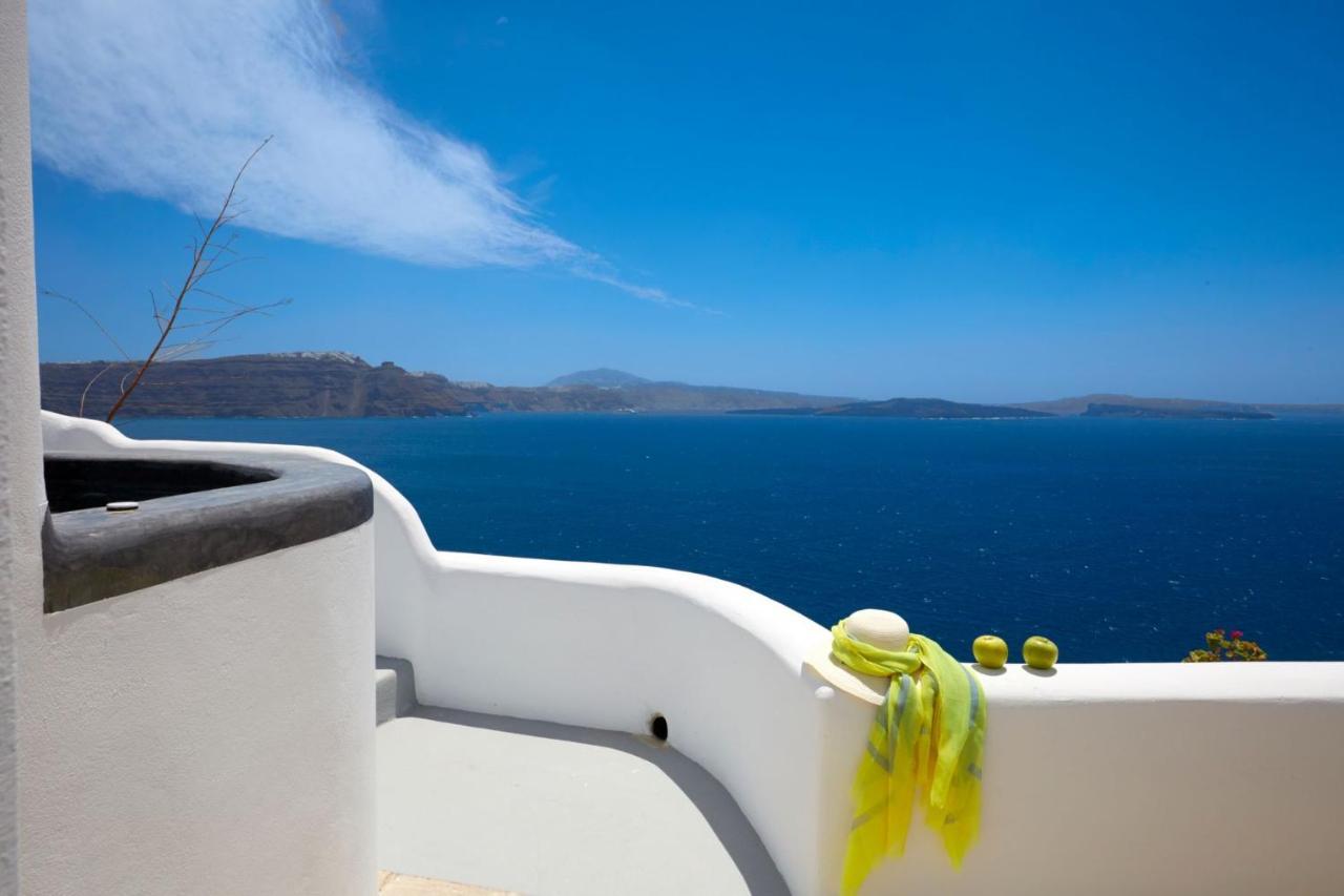 Elegant Santorini House Villa Horizon Caldera View-Outdoor Hot Tub Oia Tholos  Dış mekan fotoğraf