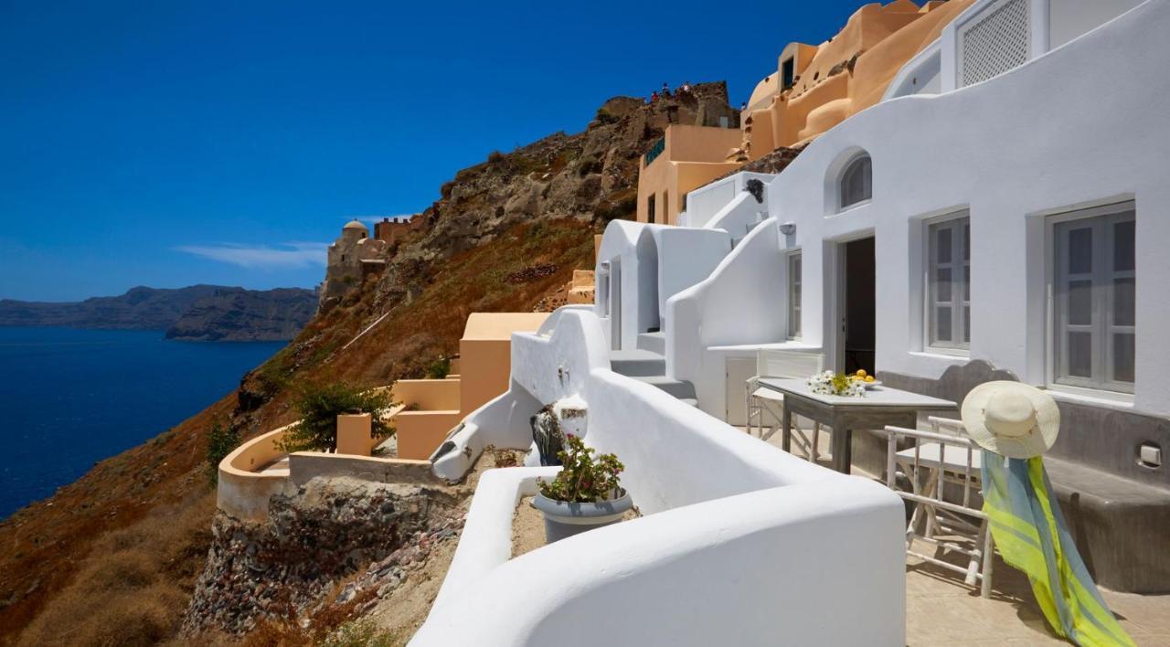 Elegant Santorini House Villa Horizon Caldera View-Outdoor Hot Tub Oia Tholos  Dış mekan fotoğraf