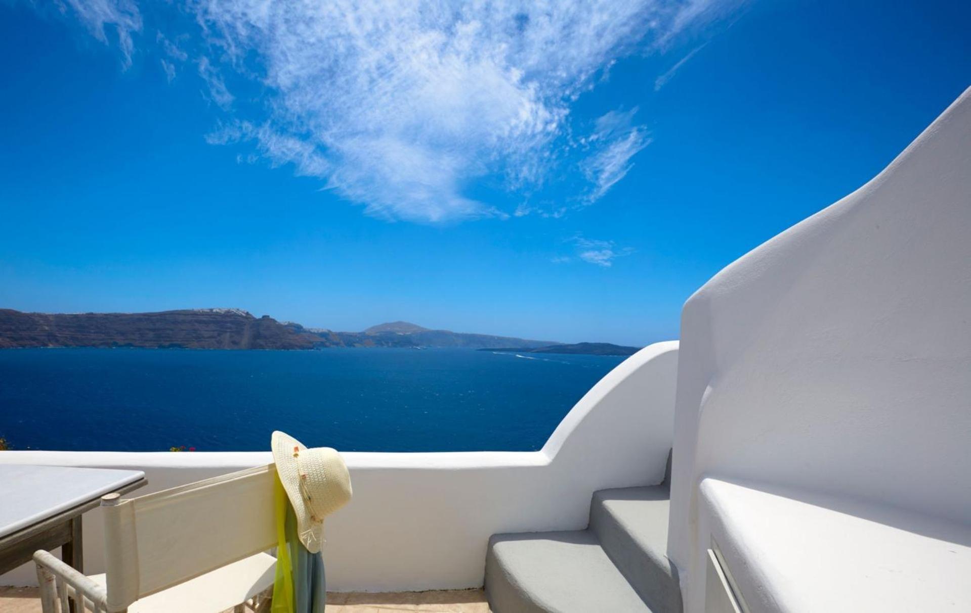 Elegant Santorini House Villa Horizon Caldera View-Outdoor Hot Tub Oia Tholos  Dış mekan fotoğraf